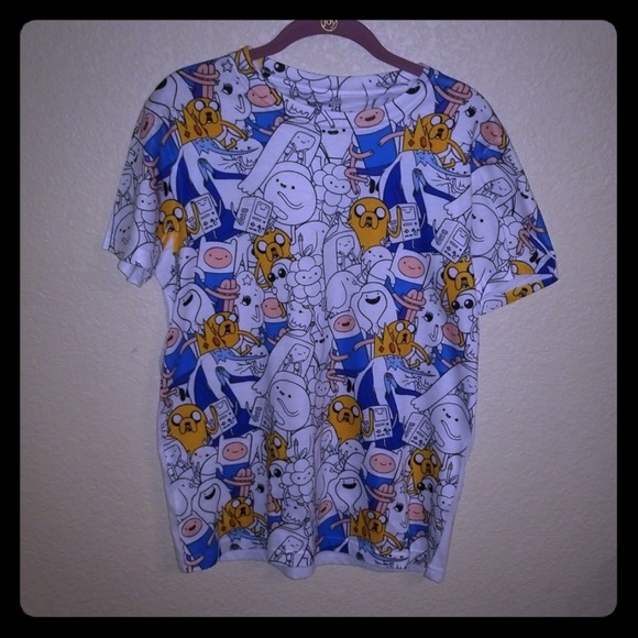 Adventure Time Cartoon Network character Shirt S - Picture 1 of 4